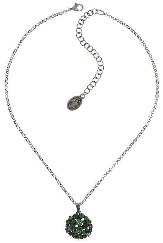 image pour Collier pendant Ballroom Vert Foncé  