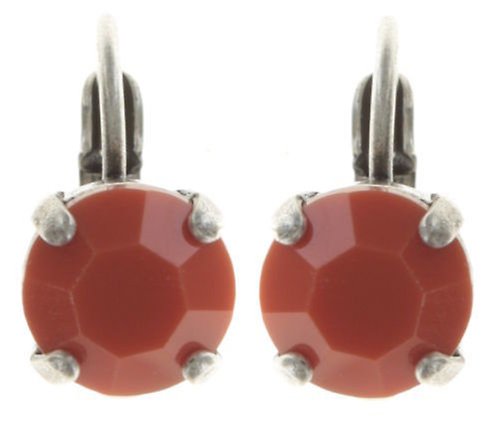image for Earring Eurowire Black Jack Coralline Coral SS 39