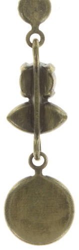image for Earring Dangling Mini Treasure Dark Green  
