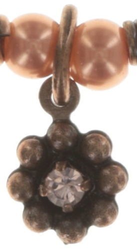 image pour Collier Pearl 'n' Ribbons Rose  