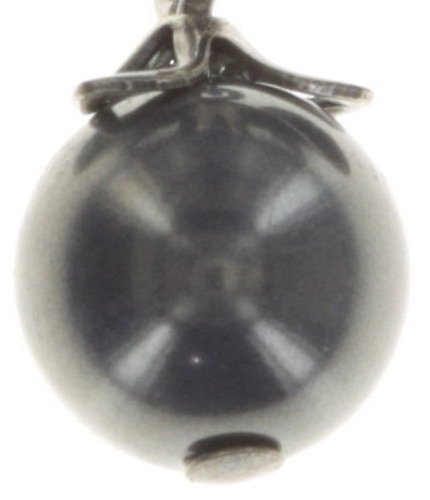 image pour Collier Pearl 'n' Ribbons Noir  