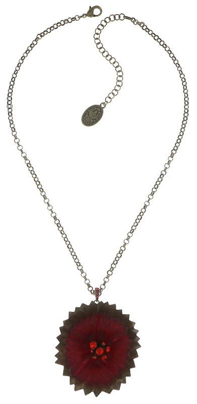 image pour Collier pendant Samurai Bloom Rose / Rouge  no. 8