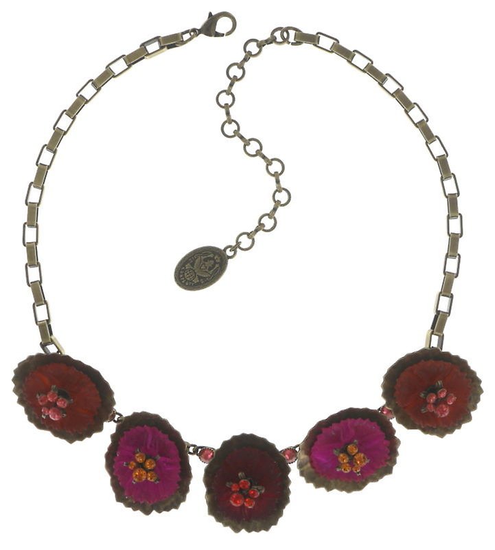 image for Necklace Samurai Bloom Pink / Red  no. 5