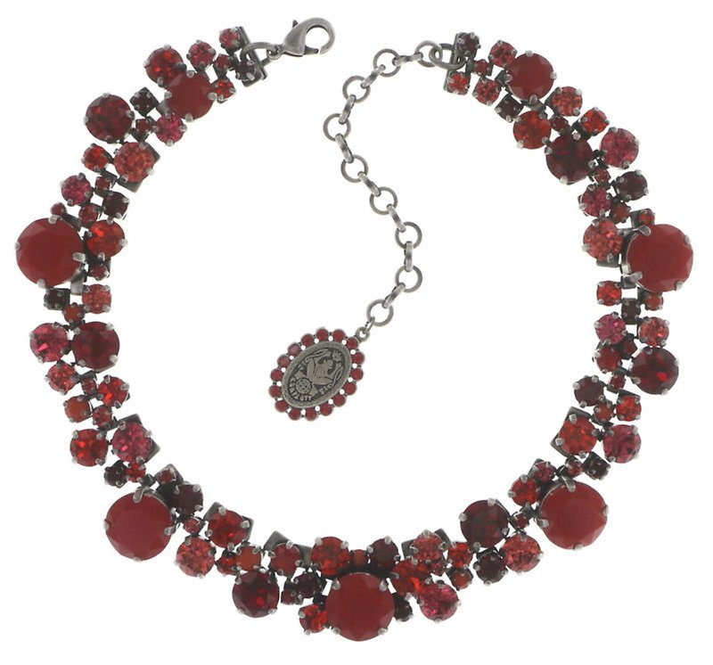 image pour Collier ras-de-cou Ballroom Classic Glam Rouge  