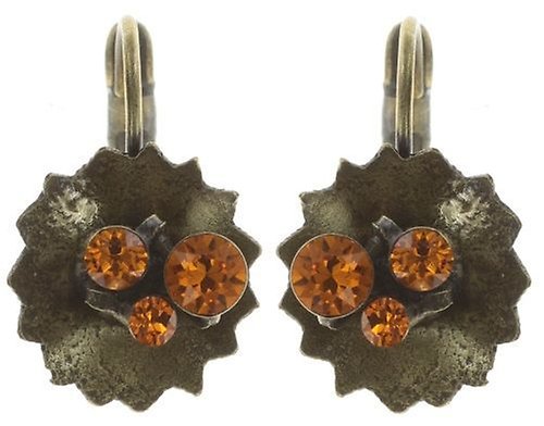 image pour Boucles d'oreilles Eurowire Samurai Bloom Rose / Rouge  no. 3