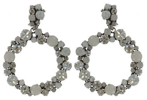 Bild für Ohrring Clip  Ballroom Classic Glam Weiß  