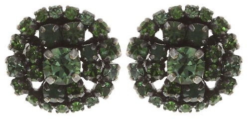 Bild für Ohrstecker Ballroom Dunkelgrün  