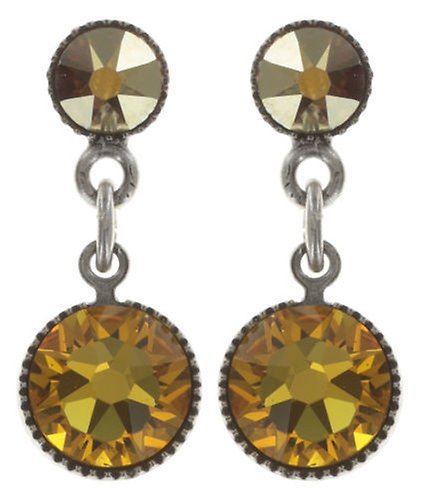 image pour Clou d'oreille pendant Waterfalls Jaune  