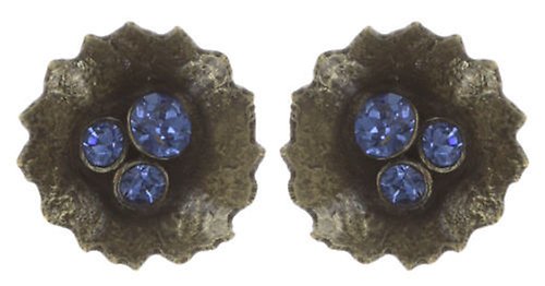 Bild für Ohrstecker Samurai Bloom Blau / Grün  no. 1