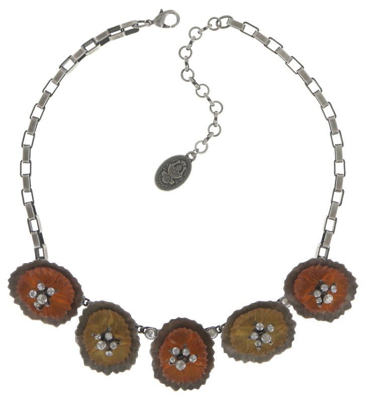 image for Necklace Samurai Bloom Brown  no. 5