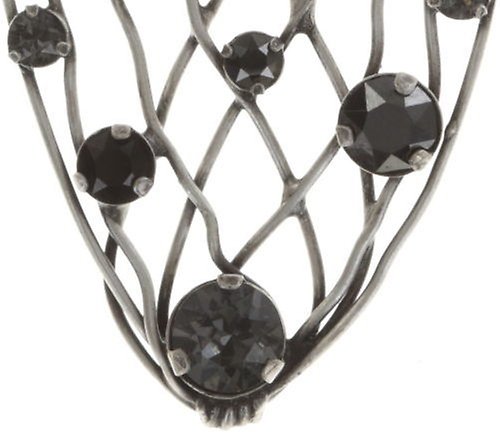 image pour Boucles d'oreilles Eurowire pendantes Cages Noir  