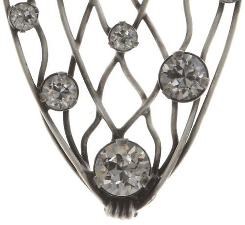 image pour Boucles d'oreilles Eurowire pendantes Cages Blanc crystal 