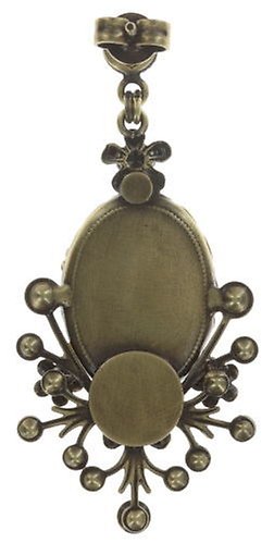 image for Earring Stud Dangling Eternal Glory White  