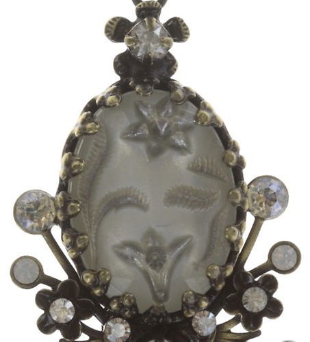 image for Earring Stud Dangling Eternal Glory White  