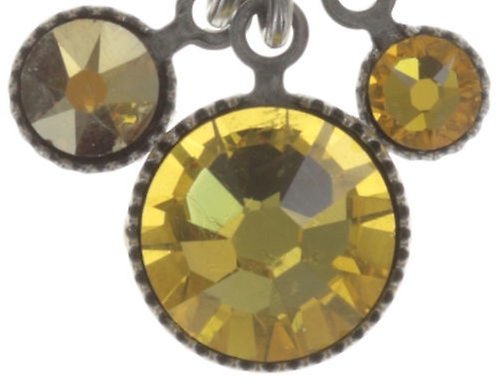 image for Necklace Pendant Waterfalls Yellow  