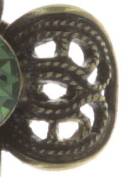 image pour Clou d'oreille Nostalgia Jaune / Vert  