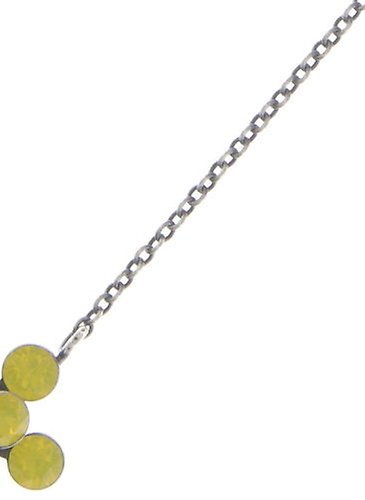 image pour Collier pendant Magic Fireball Jaune yellow opal Classic Size (21mm Ø)