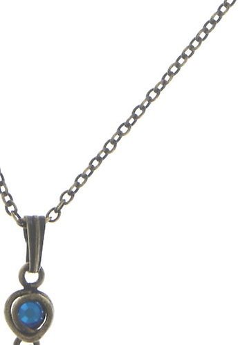 Bild für Halskette mit Anhänger Sparkle Twist Blau Kristall Bermuda Blau 