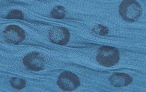 image for Scarf Sparkle Chiffon Light Blue crystal silver shade 