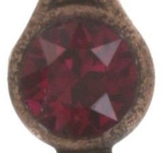 image pour Boucles d'oreilles pendantes Nostalgia Rouge Foncé  