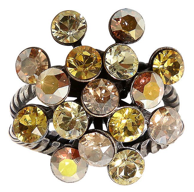 image pour Anneau Magic Fireball Jaune / Marron  Classic Size (21mm Ø)