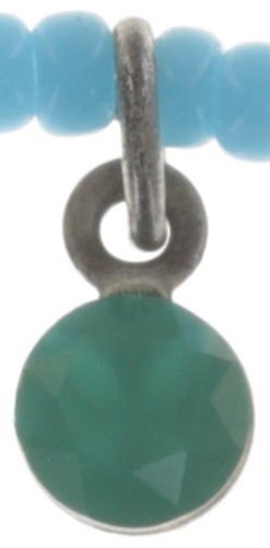 Bild für Halskette Petit Glamour d´Afrique Grün / Weiß / Blau  