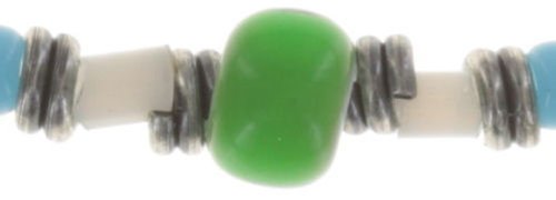 Kép Necklace Petit Glamour d´Afrique Green / White / Blue  