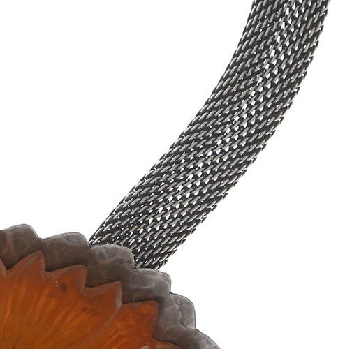 image for Necklace Pendant Samurai Bloom Brown  no. 10