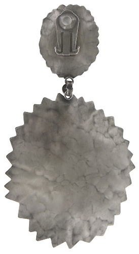 image pour Boucle d'oreille Clip pendante Samurai Bloom Marron  no. 5 & 8