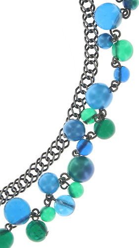 image pour Collier Caviar de Luxe Bleu  14mm