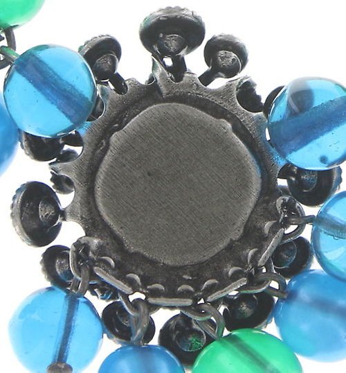 Bild für Halskette Caviar de Luxe Blau  14mm