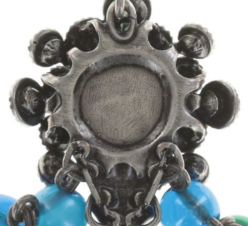 image for Earring stud dangling Caviar de Luxe Blue  10 mm
