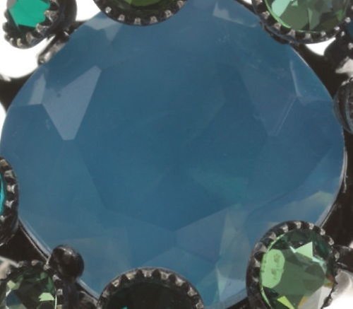 image pour Anneau Caviar de Luxe Bleu  14mm