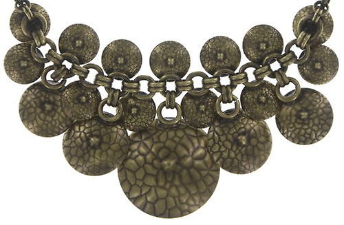 image pour Collier Rivoli Concave Blanc / Gris crystal silver shade 