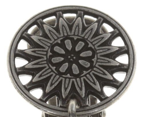 image pour Boucle d'oreille Clip pendante Rosone Blanc  size XL