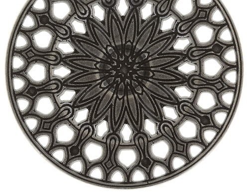 image pour Boucle d'oreille Clip pendante Rosone Blanc  size XL