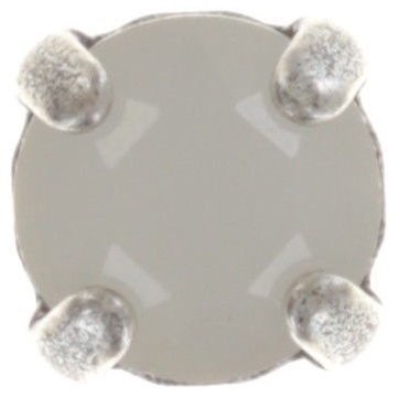 image for Earring Stud Black Jack White white opal SS 29