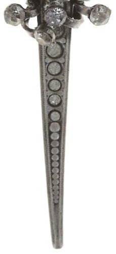 image for Earring Eurowire Galaxy in Glass White / Grey  medium