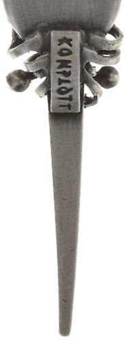 Bild für Ohrringe mit Brisur Galaxy in Glass Weiß / Grau  Medium