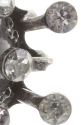 Bild für Ohrstecker Galaxy in Glass Weiß / Grau  klein