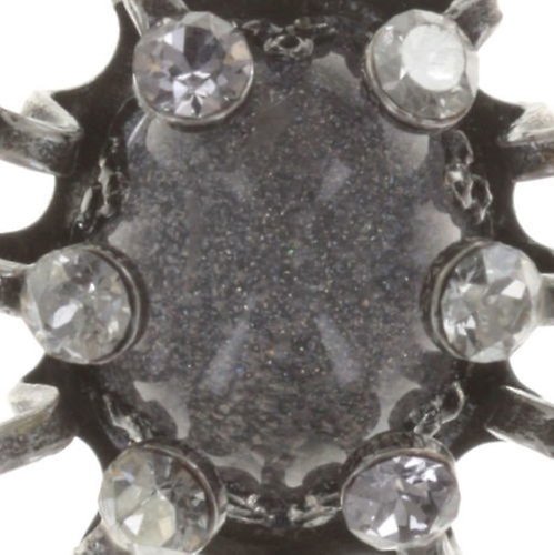 image for Earring Stud Galaxy in Glass White / Grey  small