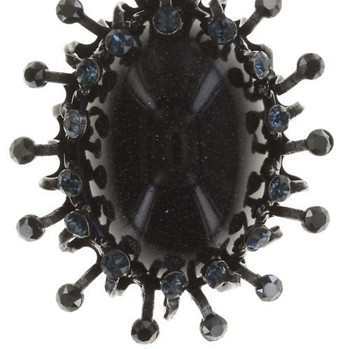 Bild für Ohrstecker baumelnd Galaxy in Glass Schwarz  large, small