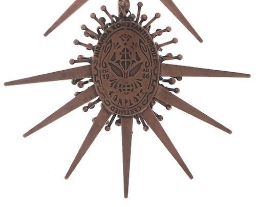 image pour Collier pendant Galaxy in Glass Rouge  extra large, medium