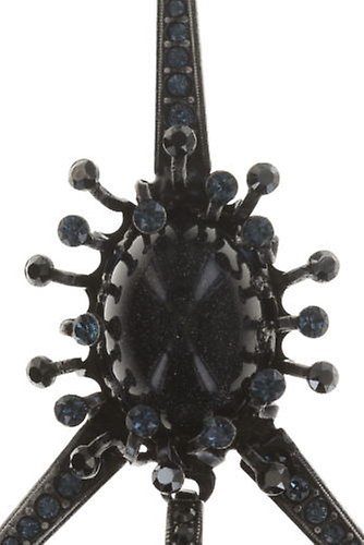 image pour Clou d'oreille pendant Galaxy in Glass Noir  extra large, medium