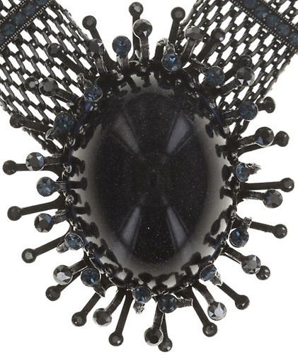 image for Necklace Galaxy in Glass Black  extra large, medium, small