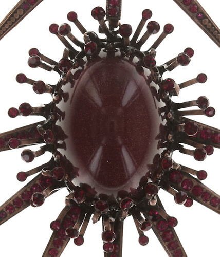 image pour Clou d'oreille pendant Galaxy in Glass Rouge  extra large, medium