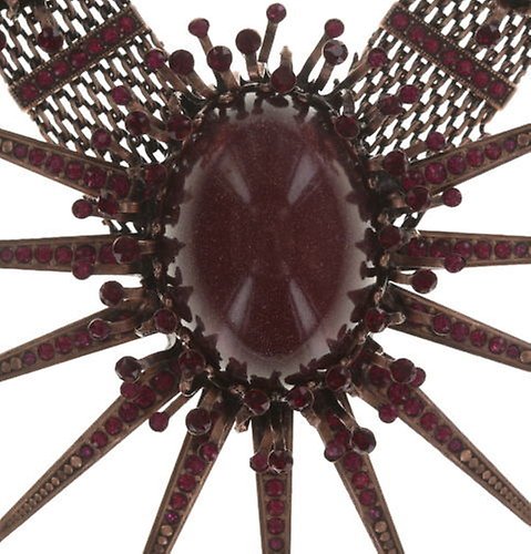 image for Necklace Galaxy in Glass Red  extra large, medium, small