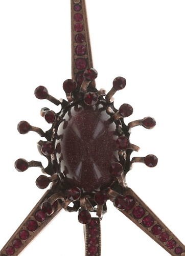 image for Necklace Pendant Galaxy in Glass Red  extra large, medium