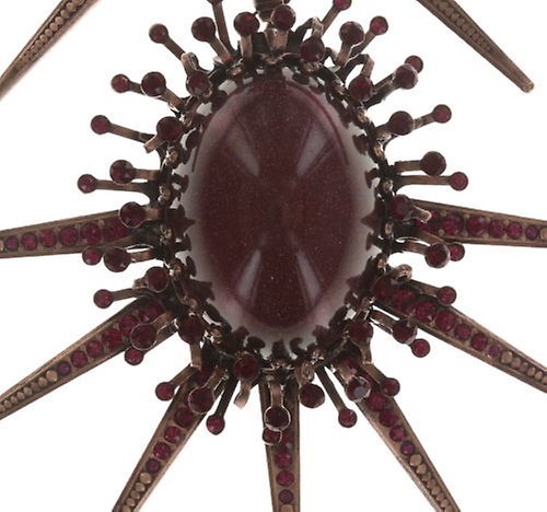 image pour Collier pendant Galaxy in Glass Rouge  extra large, medium