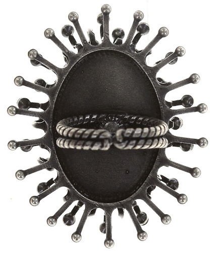 image for Ring Galaxy in Glass Black  extra large